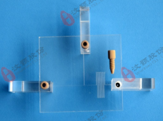 微流控硬質芯片C型夾具 組裝步驟1